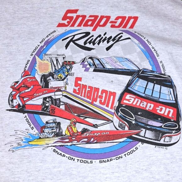 VINTAGE SNAP ON RACING SHIRT 1996 - Picture 5 of 7